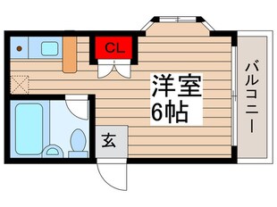 サンブルームセキネの物件間取画像